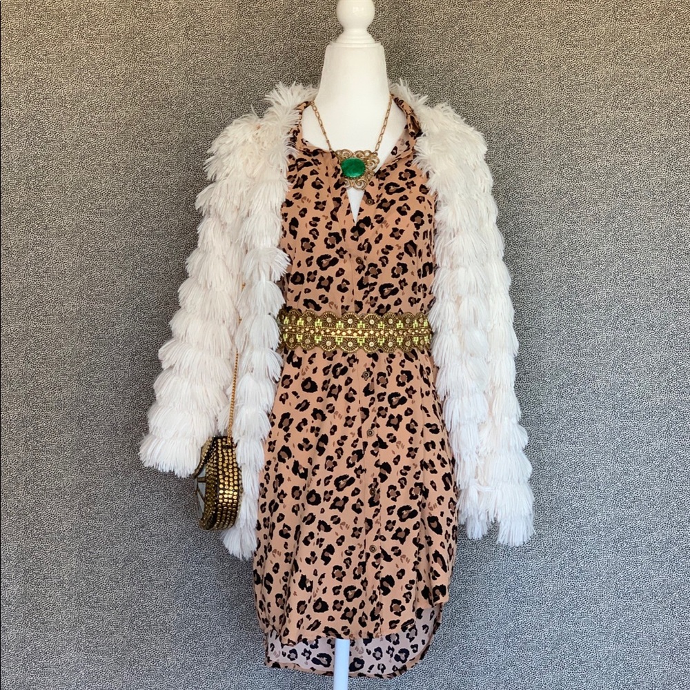 💫✨Leopard Print Shirt Dress✨💫